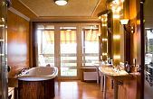Hotel Silvanus Visegrád 4* lakosztályának fürdőszobája